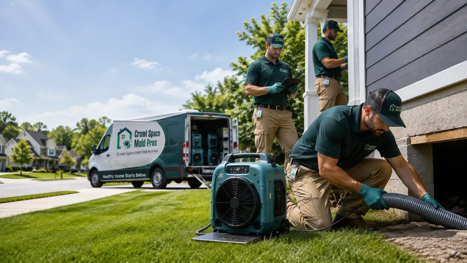 Crawl Space Mold Removal in Winchester, MA